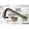 Kingston Brass KS8058DKL Wall Mount Tub Faucet, Brushed Nickel KS8058DKL - alternate 6
